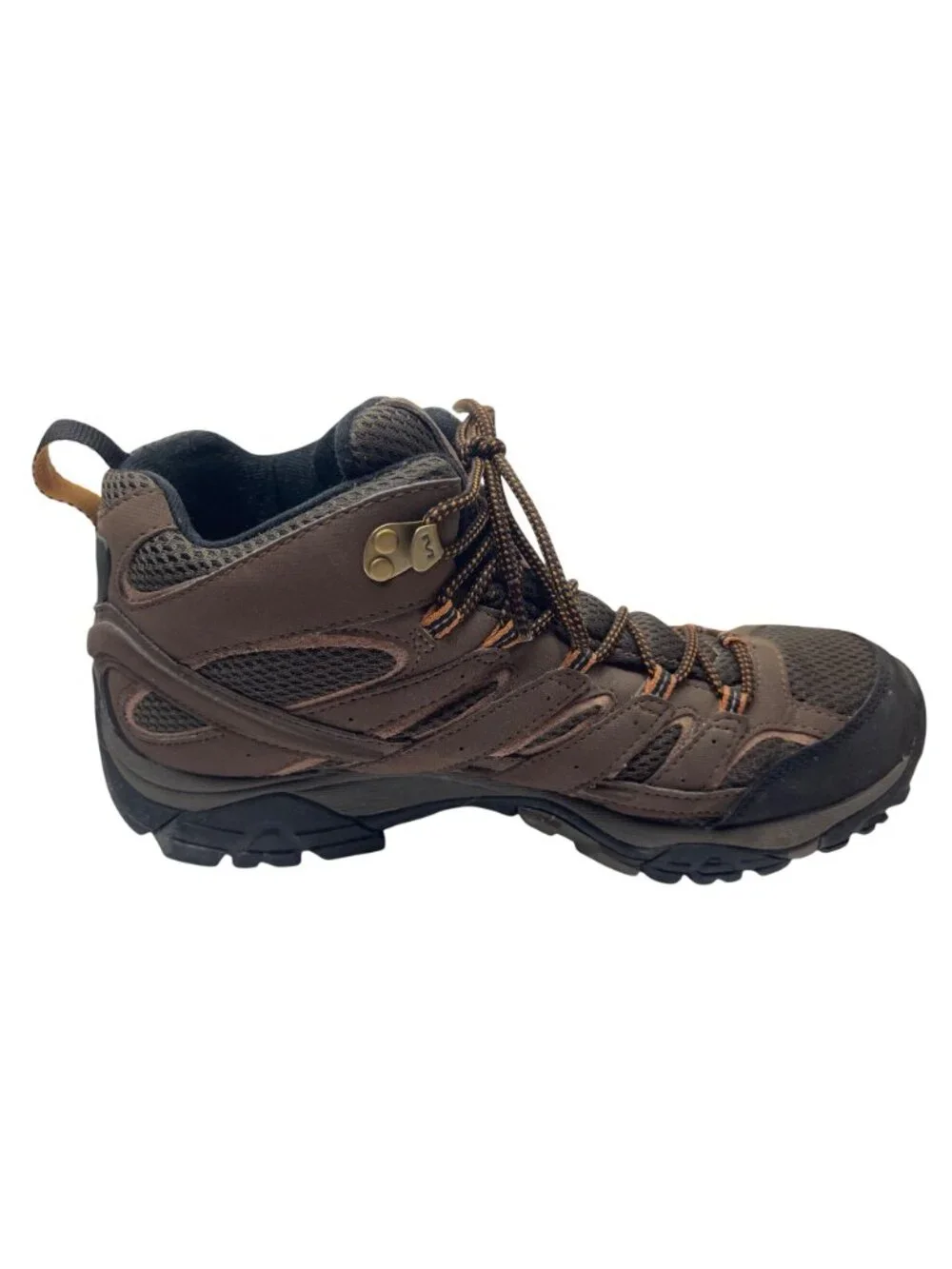 Merrell Mens Gore-Tex Hiking Boots Brown 11.5 US Vibram Sole Durable Outdoor Gea
